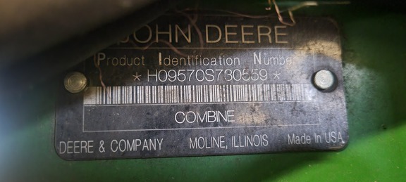 2009 John Deere 9570 STS Combine