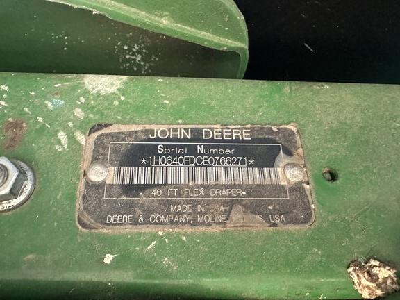 2014 John Deere 640FD Header Combine