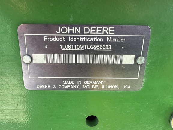 2020 John Deere 6110M Tractor