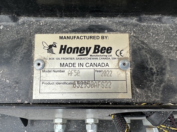 2022 Honey Bee AF50 Header Combine
