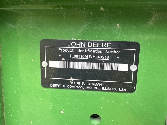 2022 John Deere 6110M Tractor