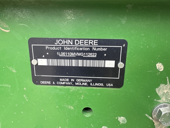 2021 John Deere 6110M Tractor