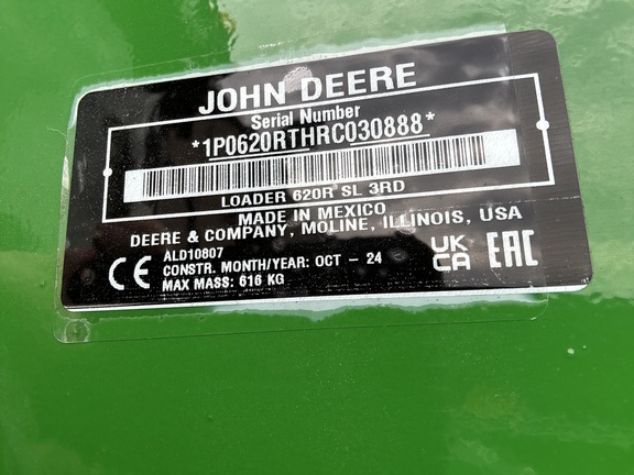 2022 John Deere 6120M Tractor