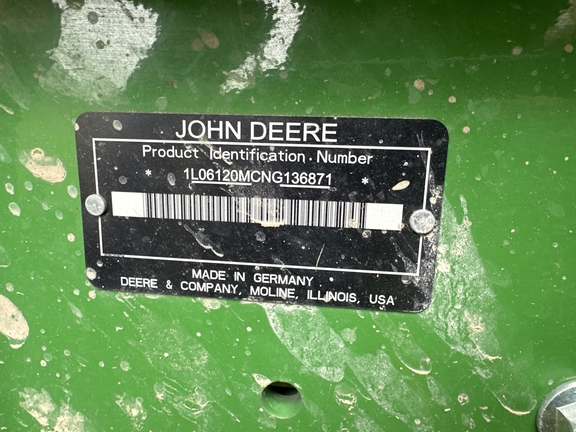 2022 John Deere 6120M Tractor