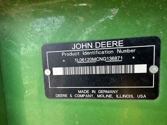 2022 John Deere 6120M Tractor