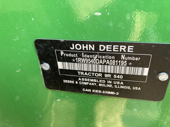 2023 John Deere 9R 540 Tractor 4WD