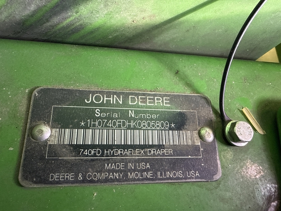 2019 John Deere 740FD Header Combine