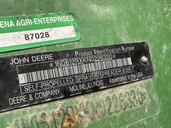 2022 John Deere 612R Sprayer/High Clearance