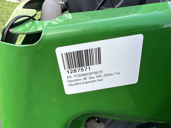 2021 John Deere Z920M Mower/Zero Turn