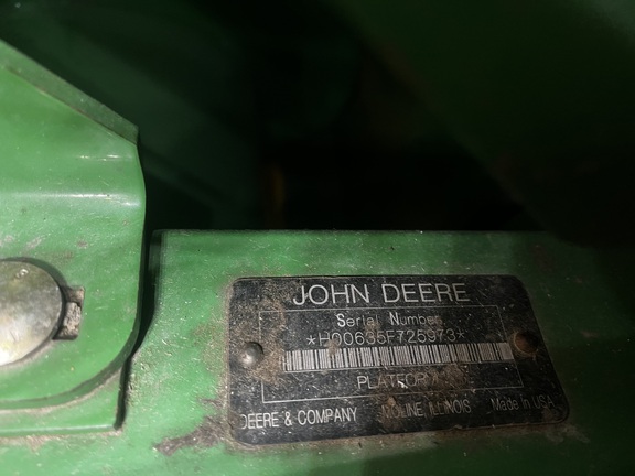 2008 John Deere 635F Header Combine