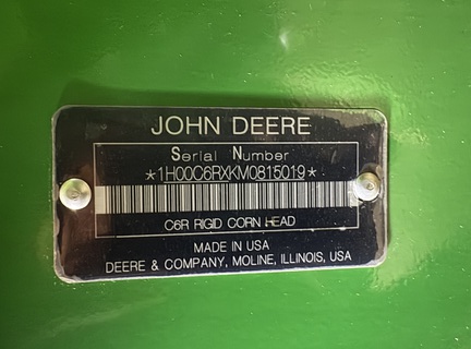 2021 John Deere C6R Header Corn Head