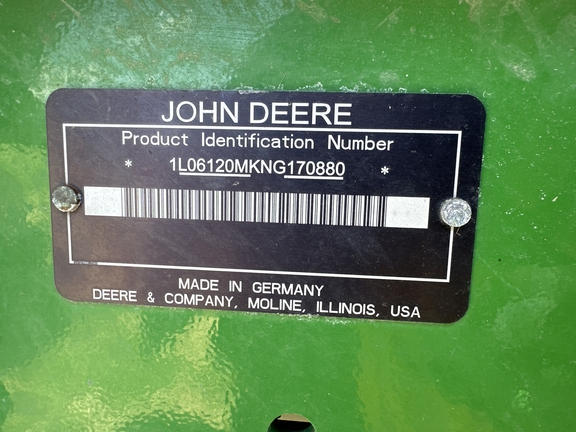 2023 John Deere 6120M Tractor