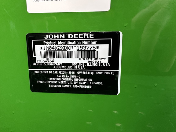 2024 John Deere TX ATV