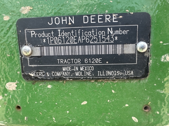 2023 John Deere 6120E Tractor