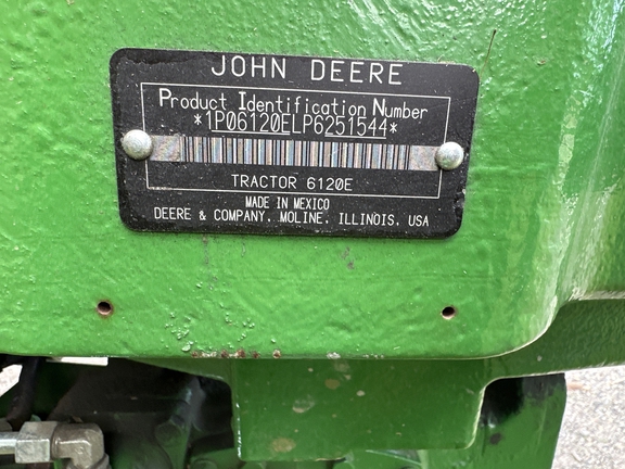 2023 John Deere 6120E Tractor