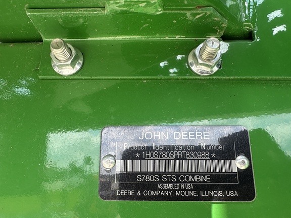 2024 John Deere S780 Combine