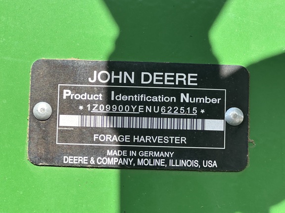 2022 John Deere 9900 Forage Harvester
