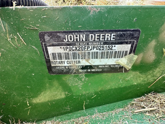 2018 John Deere CX20 Mower/Rotary Cutter