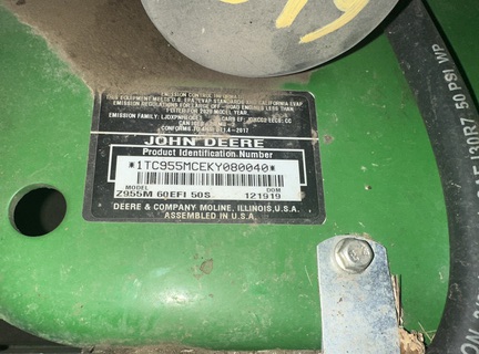 2019 John Deere Z955M EFI Mower/Zero Turn