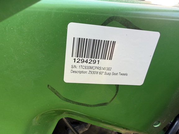 2024 John Deere Z930M Mower/Zero Turn