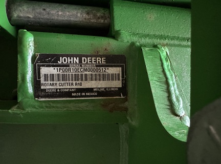 2021 John Deere R10 Mower/Rotary Cutter