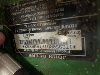 2015 John Deere Z950R Mower/Zero Turn