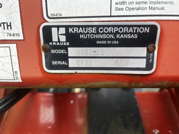 2010 Misc 4850-18 Disk Ripper
