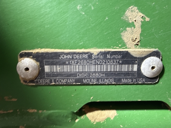 2021 John Deere 2680H Disk