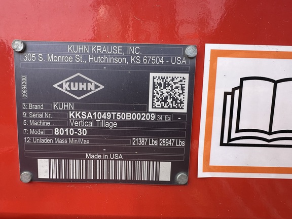 2021 Kuhn 8010-30XT Misc
