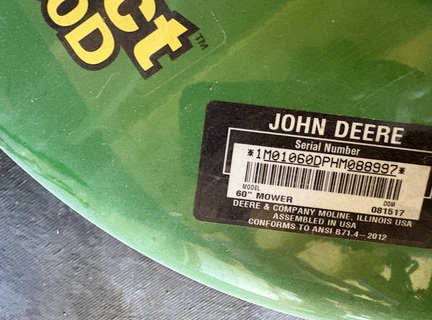 2017 John Deere Autoconnect 60D Misc