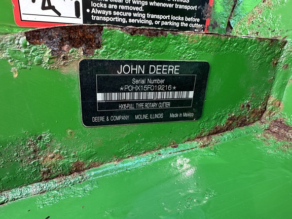 2010 John Deere HX15 Mower/Rotary Cutter