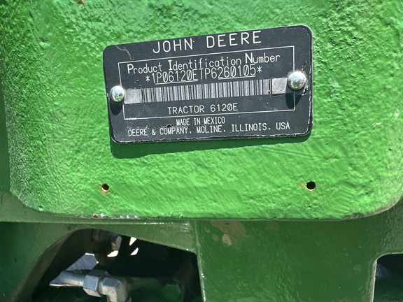 2024 John Deere 6120E Tractor