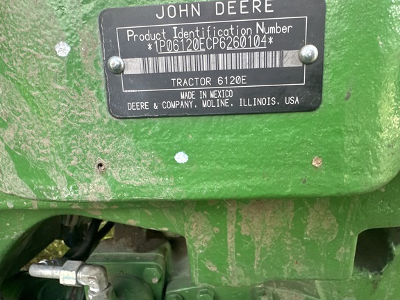 2023 John Deere 6120E Tractor