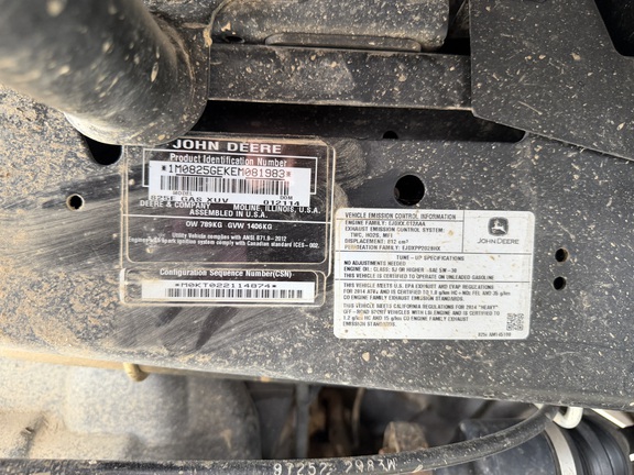 2014 John Deere XUV 825i Power Steering ATV