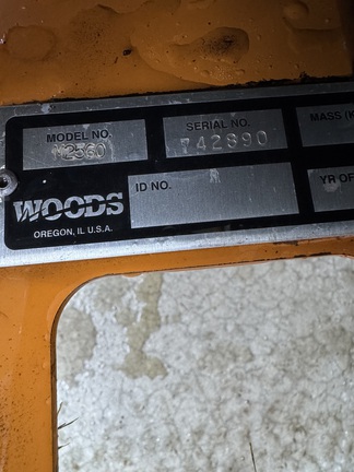 2001 Woods M2560 Mower/Zero Turn