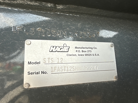 2022 Hagie STS12 Sprayer/High Clearance