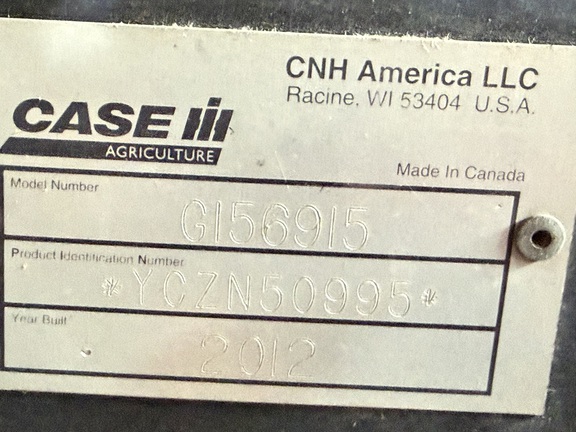 2012 Case IH 2162-40 Header Combine
