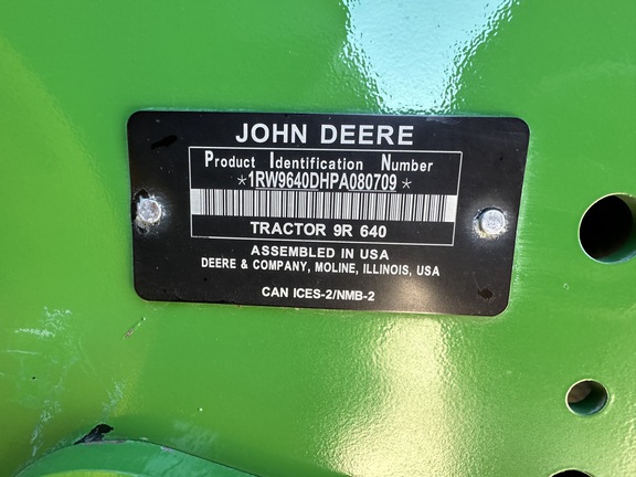 2023 John Deere 9R 640 Tractor 4WD