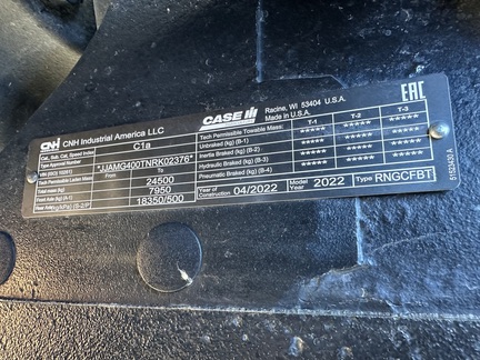 2022 Case IH Magnum 400 FPS RowTrac Tractor Rubber Track