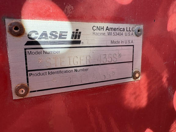 2009 Case IH Steiger 435 HD Tractor 4WD