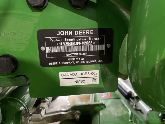 2023 John Deere 3046R CAB Tractor Compact