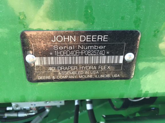 2023 John Deere RD40F Header Combine