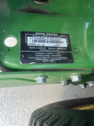 2017 John Deere Z930M Mower/Zero Turn