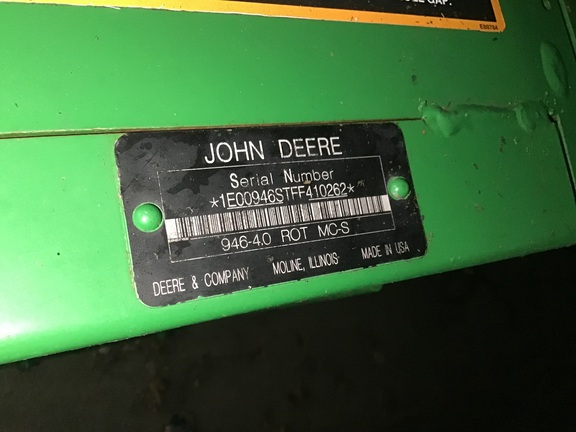 2015 John Deere 946 Mower Conditioner