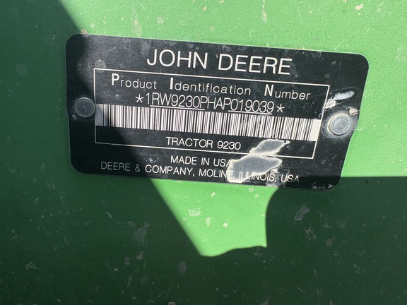2010 John Deere 9230 Tractor 4WD