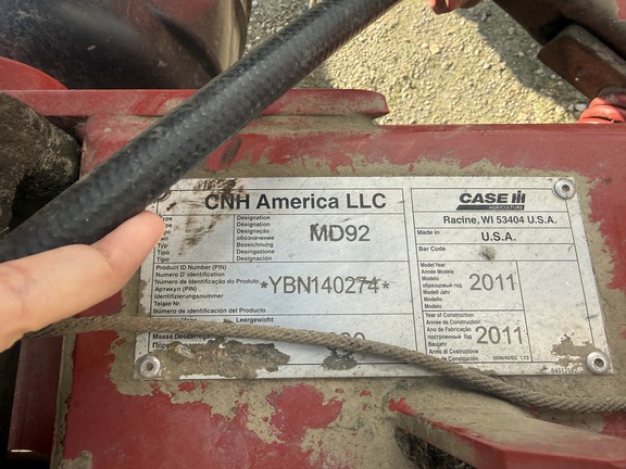 2011 Case IH MD92 Mower