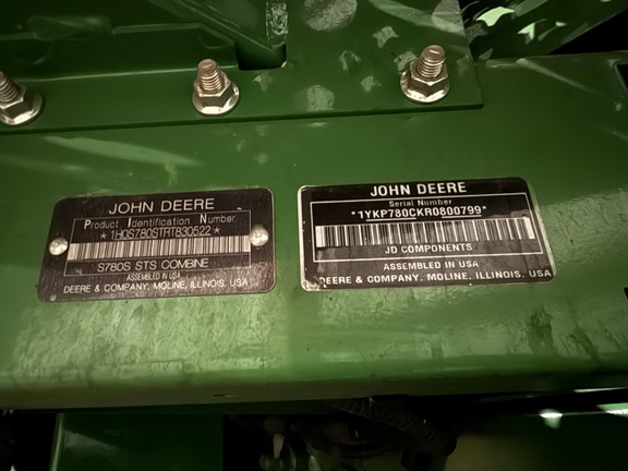 2024 John Deere S780 Combine