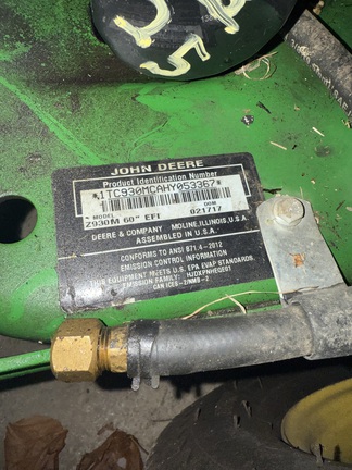 2017 John Deere Z930M Mower/Zero Turn