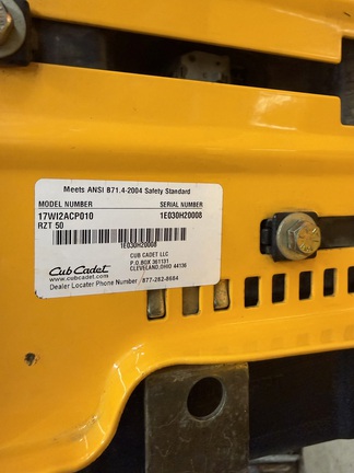 2011 Cub Cadet RZT 50 KW Mower/Zero Turn