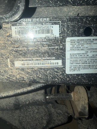 2012 John Deere XUV 825I GREEN ATV